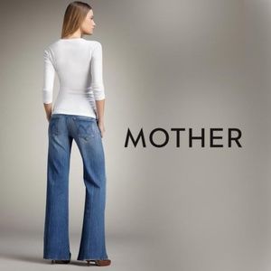 MOTHER Low Rise Bell Bottom "The Wilder" Jean